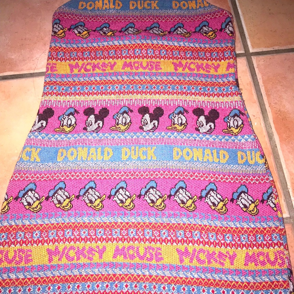 Medium Mickey and Donald Dress.  Stretchy